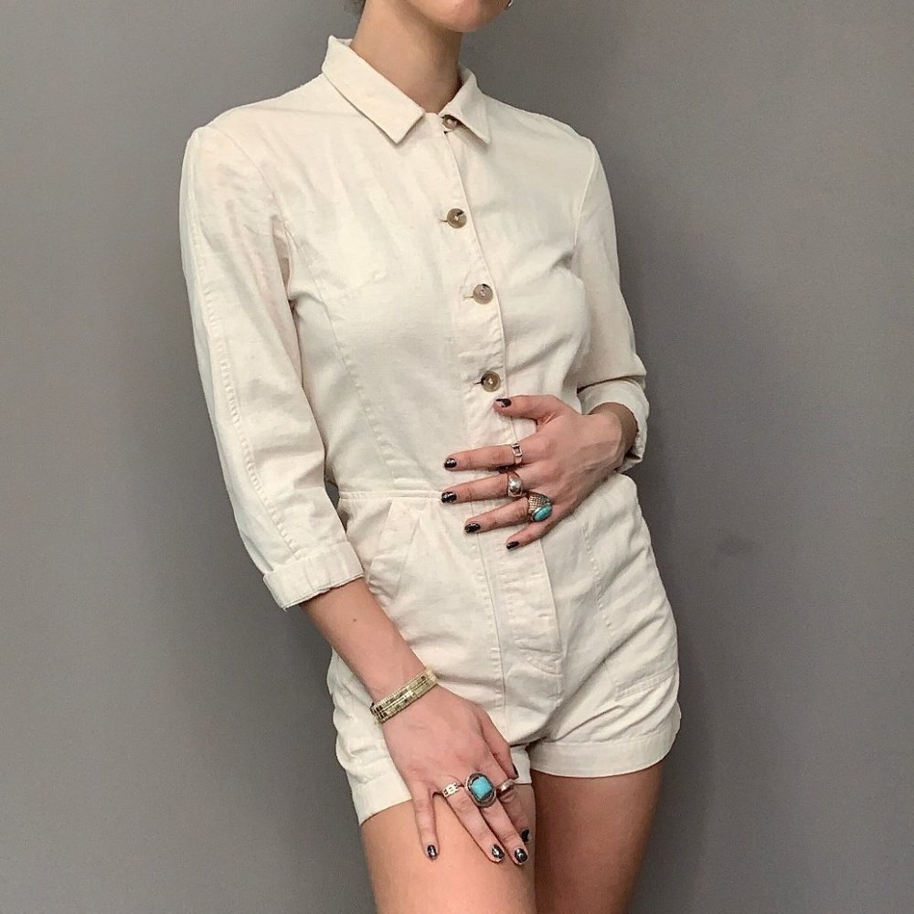 & Other Stories Linen Jumpsuit